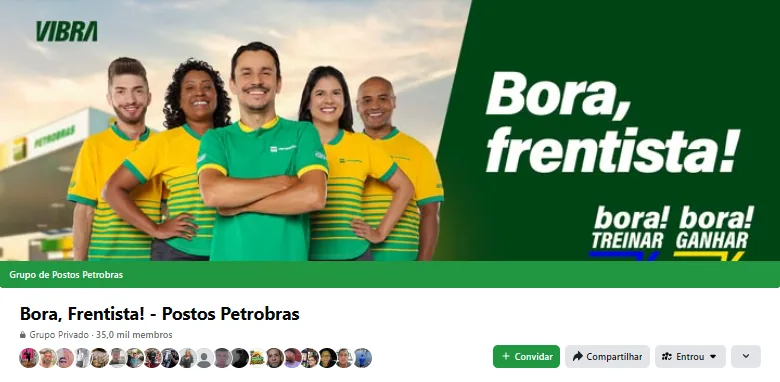 Comunidade Bora, frentista!